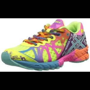ASICS GEL-NOOSA TRI 9 FLASH YELLOW/TURQUOISE/BERRY Size 10